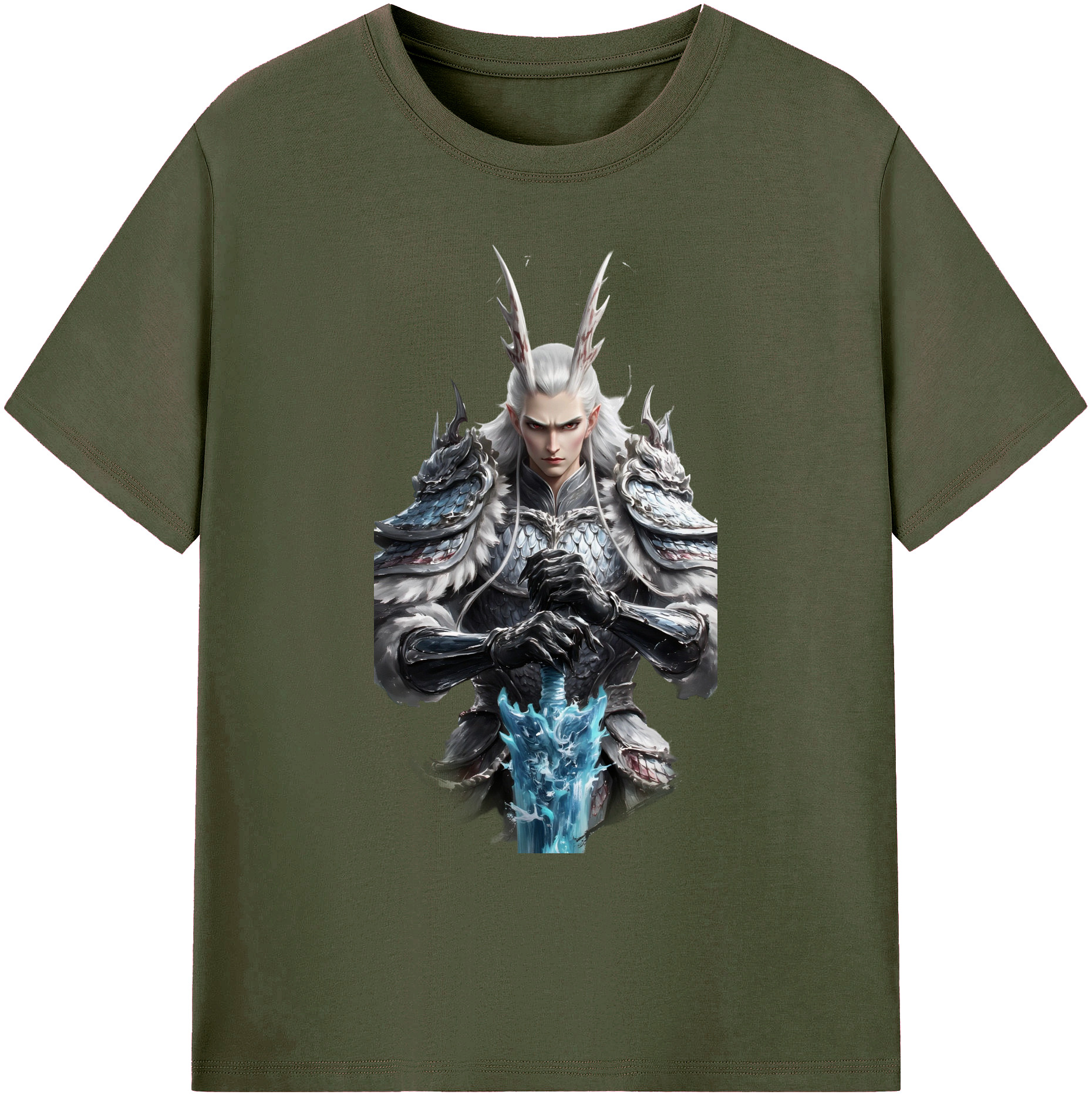 （画像用） Ne Zha 2 ナタ 魔童の大暴れ 綿100％ メンズ半袖Tシャツ｜肌触りやわらか＆通気性